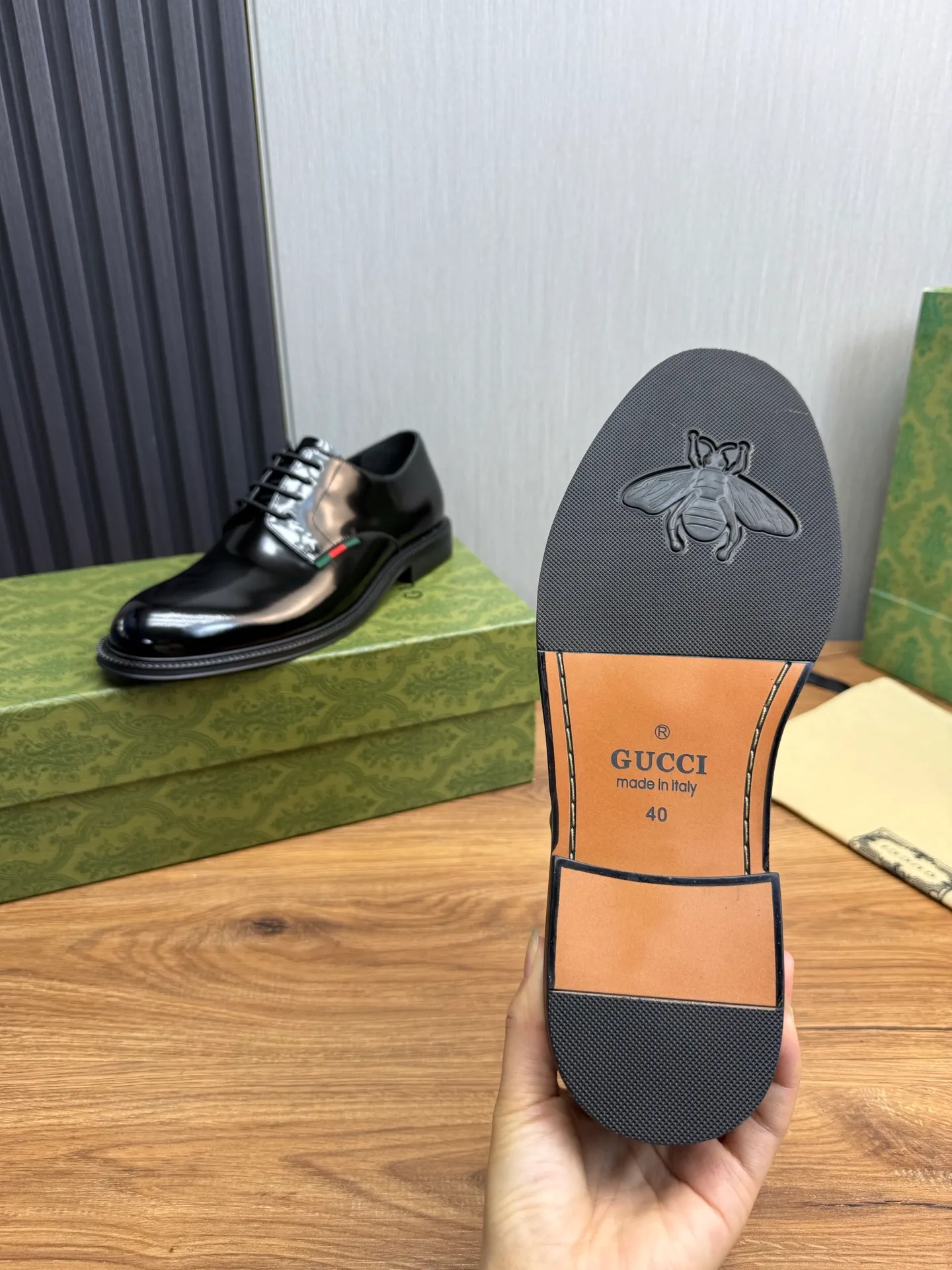 Factory price 520💰 ＧＵＣＩＩ Men's business casual leather shoes, luxurious and noble👞All imported original brand leather, just to create a more comfortable wearing experience, upper: original cowhide ➕Imported full cow lining, original outsole ✔️36-45 (45 non-returnable)